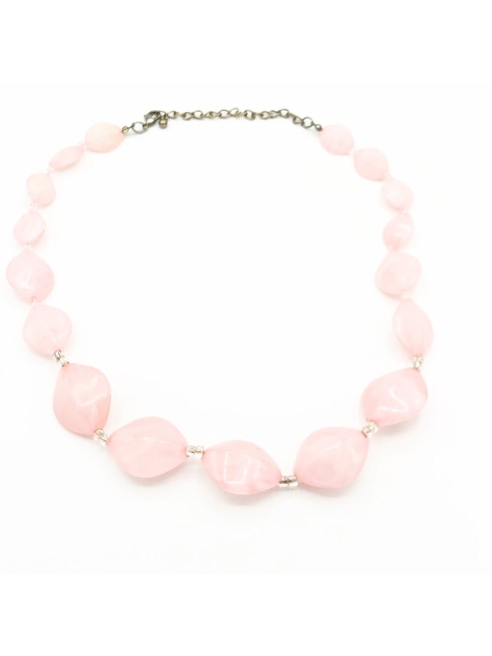 Women's Fashion Statement Pink Necklace